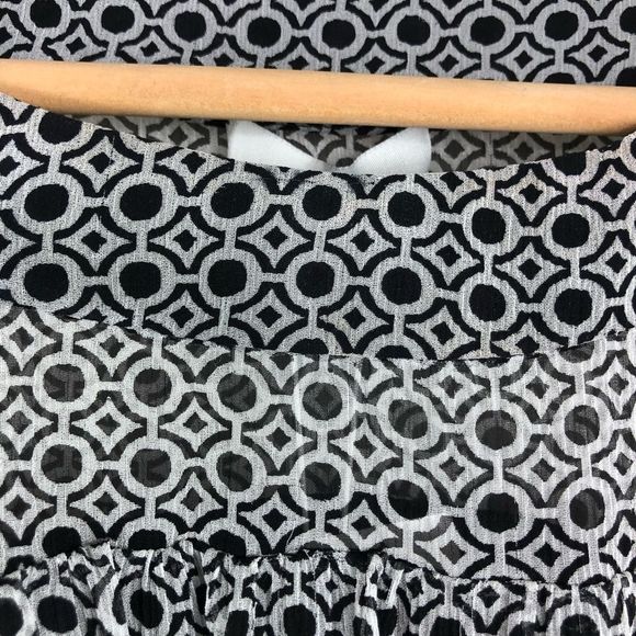 Joie Andora Silk 3/4 Sleeve Geo Print Mini Dress - Picture 12 of 16